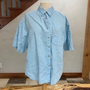 Button up short sleeve dress shirt